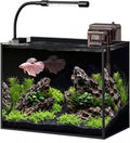 2.5 Gallon Nano Aquarium Starter Kit, Rimless Glass Fish Tank