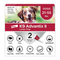 K9 Advantix II Large Dog Vet-Recommended Flea, Tick & Mosquito Treatment & Prevention | Dogs 21-55 lbs. | 2-Mo Supply (Packaging may vary)