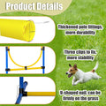 Dog Agility Course Backyard Set，Dog Agility Equipment, Dog Obstacle Course Backyard With 2-Set Agility Hurdle ，Jump Ring