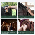 Horse Grooming Kit 13 Piece, Horse Brushes for Grooming Supplies Set with Organizer Bag, Horse Brush & Curry Comb for Ef