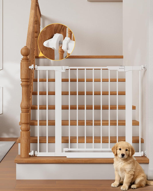 InnoTruth 27-36.6 in Wide Baby Gate for Stairs and Doorways