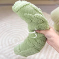 Little Pillow for Cats Puppies Ultra Soft Warm Fluffy Pet Calming Macaron Color Toy Half Donut Cuddler for Joint Relief 