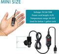 USB 10W Mini Submersible Aquarium Heater Adjustable Fish Tank Heater