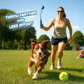 Dog Ball Launcher, Tennis Ball Thrower, Compact Design 13.8" Stick with Medium 2.5" Ball