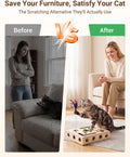 Cat Toys for Indoor Cats - Cat Nail File Box with Interactive Cat Toys, 2026 Upgraded Cat Puzzle Feeder Scratch Puzzle T