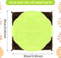 3 Tier Ferret Rat Hammock, Guinea Pig Cage Accessories, Green