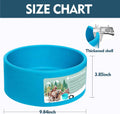 Heated Water Bowl for Dog & Cat, Outdoor Heated Dog Bowl Provides Drinkable Water & Food in Winter, Heated Pet Bowl for 