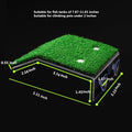 alfyng Small Turtle Resting Basking Platform, Simulation Grass Turtles Ramp, Lawn Tortoise Climbing Ladder Resting Terra