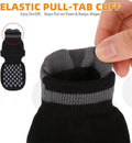 KOOLTAIL Anti Slip Dog Socks Shoes for Hot Pavement to Prevent Licking Paws Scratching, Pet Boots & Paw Protector for Hardwood Floors, Dog Grip Booties for Small Medium Large Senior Dogs, Black M