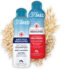 TropiClean OxyMed Medicated Dog Shampoo and Conditioner Set, 2 Pack