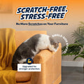 Panther Armor Furniture Protector, 8-Pack, Heavy Duty Anti-Scratch Cat Couch Protector, Transparent