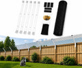 Cat Fence Topper 33FT, Cat Proof Fence Retrofit System Curved Anti Climbers