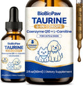 Taurine for Cats & Dogs Liquid Drops with L-Carnitine, CoQ10, Omega-3