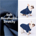 2 Pack Dog Hoodie Warm Hood Dog Sweater Cold Weather Small Dogs Sweatshirt Comfort Pet Clothes for Small Medium Dogs wit