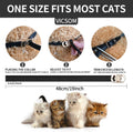 VICSOM Flea Collar for Cats, Flea and Tick Prevention for Cats, 4 Pack