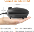 HITOP 3W 80GPH Adjustable Aquarium Air Pump, Upgrade Quiet Oxygen Pump, Powerful Air Aerator for Fish Tank up to 120 Gal