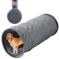 HOMBYS Extra Large Dog Tunnel for Large Dogs, Cats & Adults, Jumbo 22x22x51 Inches, Collapsible Play Tunnel
