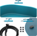 Heated Water Bowl for Dog & Cat, Outdoor Heated Dog Bowl Provides Drinkable Water & Food in Winter, Heated Pet Bowl for 