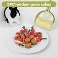 Large Rabbit Litter Box Bunny Potty Training Corner Litter Pan with Drawer Comes with Liners Rabbit Pee Pads, Small Anim
