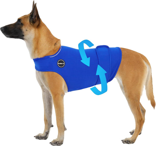 Dog Anxiety Vest, Skin-Friendly Thunder Jacket for Dogs, Dog Calming Shirt for Thunder, Fireworks, Vet Visits and Separa