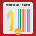 TabBand Max Premium Pet ID Collars - 20 Inch - 500 Count - Yellow - Waterproof, Writable, Tear-Resistant Identification Bands with Easy Release for Vets, Shelters, and Boarding Facilities.