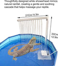 Large Electric Bearded Dragon Pool, Electric Bathtub for Bearded Dragons, Bearded Dragon Pool, Bearded Dragon Swimming Pool with Faucet, Bearded Dragon Accessories, Bath for Bearded Dragon