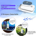 AQQA Aquarium Strong Magnetic Cleaner Brush, Fish Tank Glass Algae Magnet Cleaning Tool Floating Cleaner Scrubber Brush 
