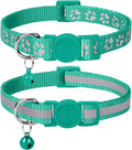 Taglory 2 Pack Reflective Breakaway Cat Collar with Bell