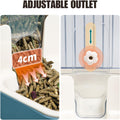 Automatic Pet Food Water Dispenser, Auto Gravity Pet Feeder Water Bottle Set for Crate Cage, Feeding Station for Small D