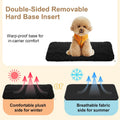 Dog Purse Carrier for Small Dogs Cats Rabbits Up to 12lbs, Lightweight Pet Sling Carriers with Crossbody Strap, Portable Puppy Soft Sided Tote Bag Carrier for Vet,Hiking,Travel Black