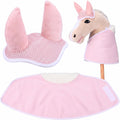 Tallew 2 Pcs Hobby Horse Tack Toy Accessories Set