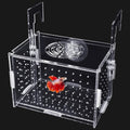 Hamiledyi Acrylic Breeding Isolation Box - Transparent Aquarium Hatchery for Guppy/Shrimp/Small Fish, Safe Nursery Tank 