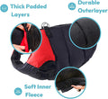 Gooby Padded Vest Dog Jacket - Pink, Small - Warm Zip Up Vest Fleece Jacket with Dual D Ring Leash Water Resistant for Small to Medium Dogs