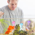 DaToo Aquarium Artificial Glowing Jellyfish Fish Tank Ornament Aquarium Silicone Decoration, 6 Pack, 1 Yr Warranty