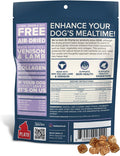 Plato Pet Treats Dog Food Toppers - Air-Dried Dog Food Toppers for Dry Food - with Collagen to Support Skin and Coat Health - Venison, Lamb and Collagen Recipe 5.5oz
