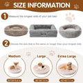 ALWZ-RDY Dog Bed Covers Replacement Washable for Round & Donut Dog Bed 100% Waterproof Dog Bed Sheets Soft & Noiseless Pet Bed Cover 30" x 30" x 9.8" Beige