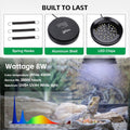 UVB Light for Reptiles with Dimming, LED UVB Light Bulb Fixture for Bearded Dragon Gecko Lizard Turtle Snake, Adjustable