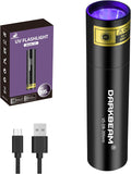 DARKBEAM UV Flashlight 395nm Black Light Pocket Woods Lamp Blacklight, Mini