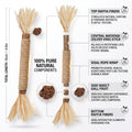GREMBEB Cat Toys 12PCS Catnip Toy for Indoor Kitten Toys Cat Chew Stick for Dental Cleaning Teeth Cat Silvervine Matatabi Rope Treat Kitty Feather Snack for for Kick Molar Scratch Self Play
