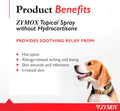 Zymox Topical Hot Spot Spray for Dogs and Cats Without Hydrocortisone, 2oz