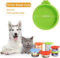 Yobbai Small Cat Food Can Lids for 3 oz & 2.5 oz, Food-Grade Silicone Pet Food Covers, BPA-Free, Dishwasher Safe, 3 Pack