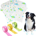 HeavenEye Disposable Dog Socks Waterproof, Dog Paw Protectors Prevent Licking, 20pcs Boots Cover &3pcs Paw Bandage, Ligh