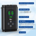 AQQA Battery Powered Aquarium Air Pump, Quiet Fish Tank Oxygen Pump