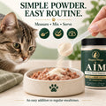 Happy Wags Aim for Cats Powder Daily Renal Wellness Powder with Amino Acids, Taurine and Bonito Flavor, Promote Metaboli