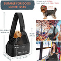 Lukovee Pet Sling, Removable Hard Bottom for Small Dogs, 6-12 lbs
