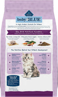 Blue Buffalo Baby Blue Natural Dry Food for Kittens, Healthy Growth Formula with DHA, Chicken and Brown Rice Recipe, 5-lb Bag