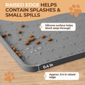 16 x 16 in Small Silicone Pet Food Mat for Dog & Cat Bowls