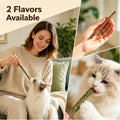Maiguangta Natural Silvervine Catnip Chew Sticks (12 PC) - Edible Dental Chews for Cats & Kittens, Teething Relief Teeth Cleaning Toys