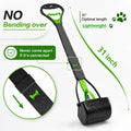 31inch Large Pooper Scooper for Dogs with Long Handle, Sturdy & Durable, Not Easy to Break, Lightweight & Easy to Use, E