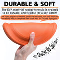 XIGOU Dog Flying Disc - Durable Rubber Flying Disc Dog Toy - 9.25" Indestructible Rubber Dog Flying Discs Flyer Dog Toys - Puncture Resistant & Bite Resistant Extremely - for Medium Large Dogs